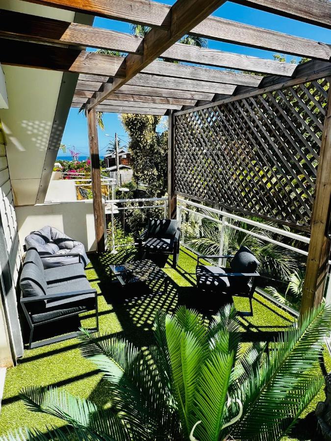 Appartement Appart. avec grande terrasse vue océan à Saint-Gilles Les Bains Extérieur photo